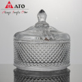 Ato Crystal Glass Candy Jar transparentes dekoratives Glas